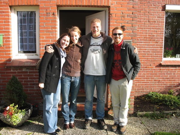 Meg, Jantje, Tjarko and Cam