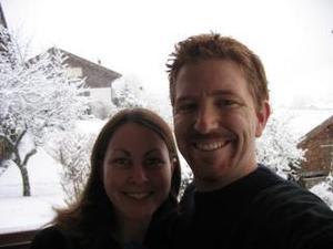 Meg and Cam in a winter wonderland!