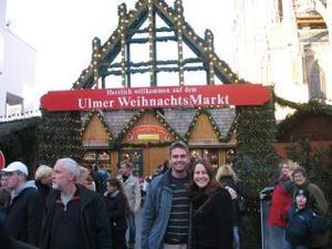 Meg and Warren at Christmas Markets in Ulm