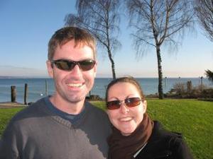 Warren and Meg at Lake Constance