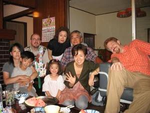 Cam with Mie's family!!