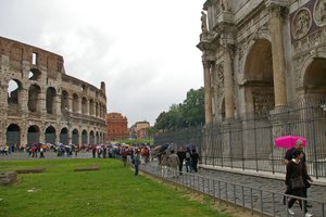 Arch of Constantine and Coliseum