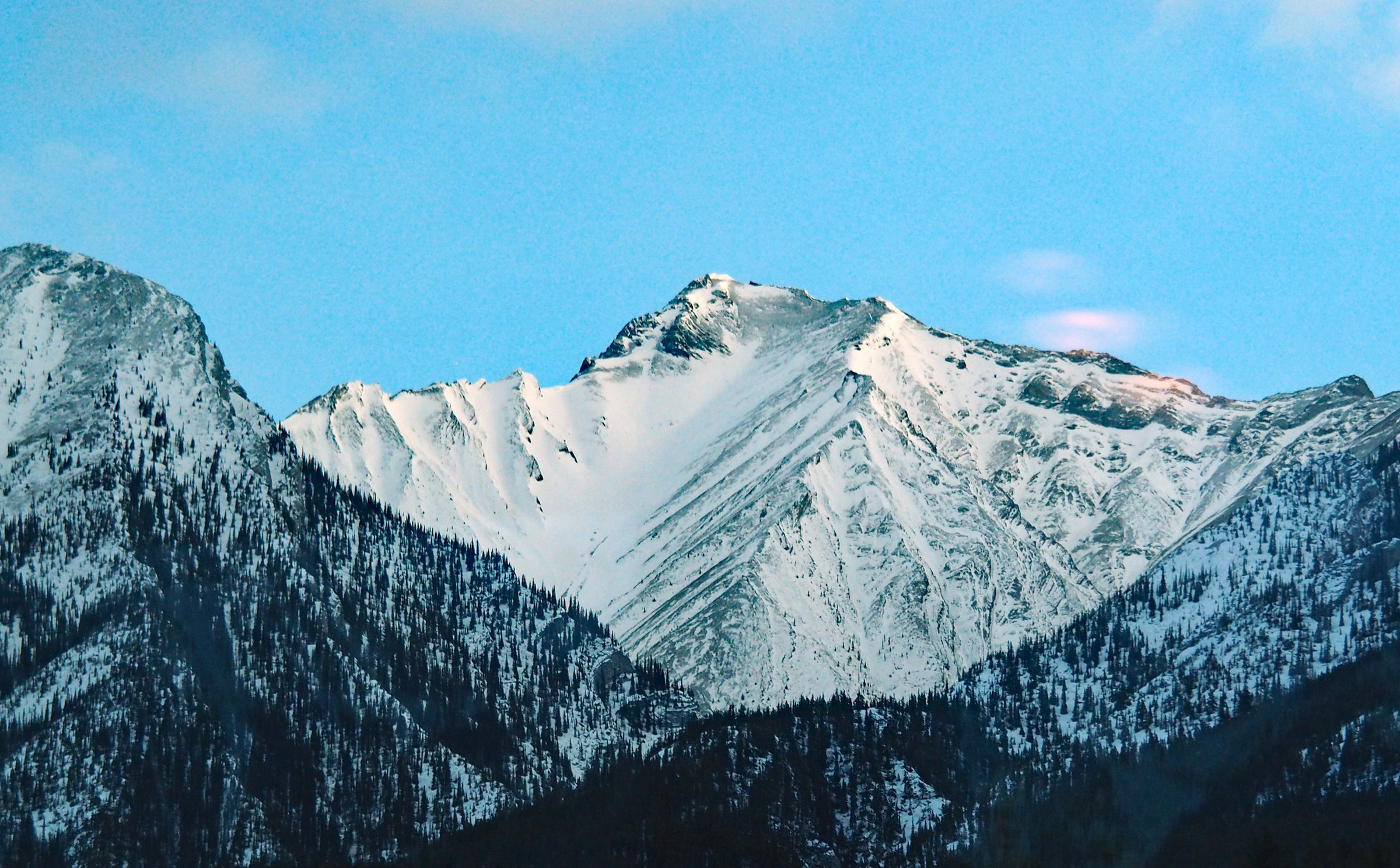 Snow Capped Peak Photo