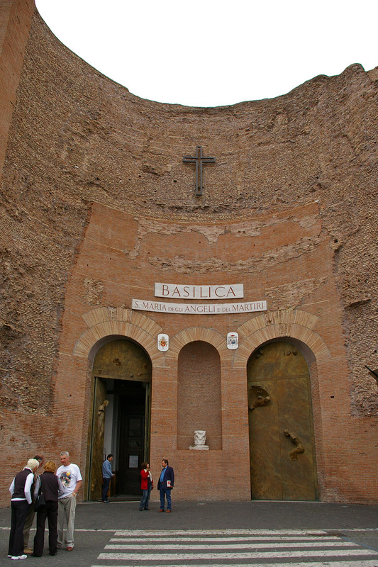 Entrance to Santa Maria degli Angeli