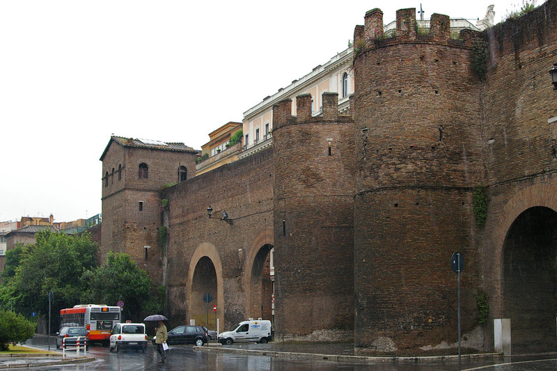 The walls of Rome