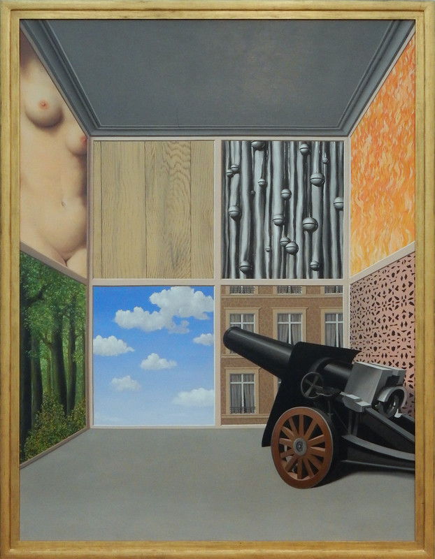 On The Threshold of Liberty by Rene Magritte 1937
