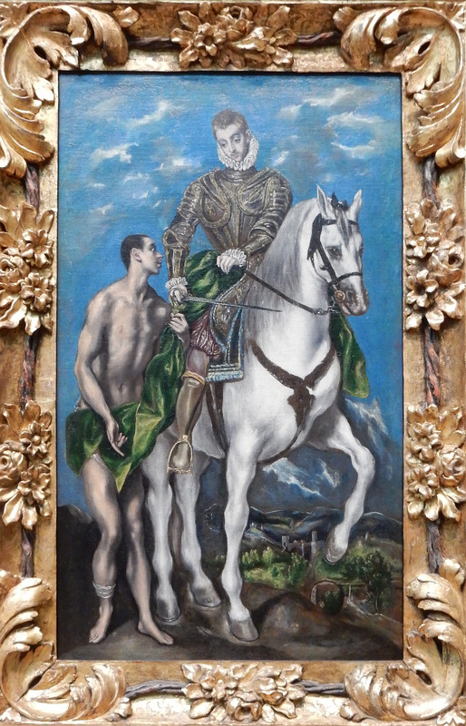 St Martin and the Beggar by El Greco 1600