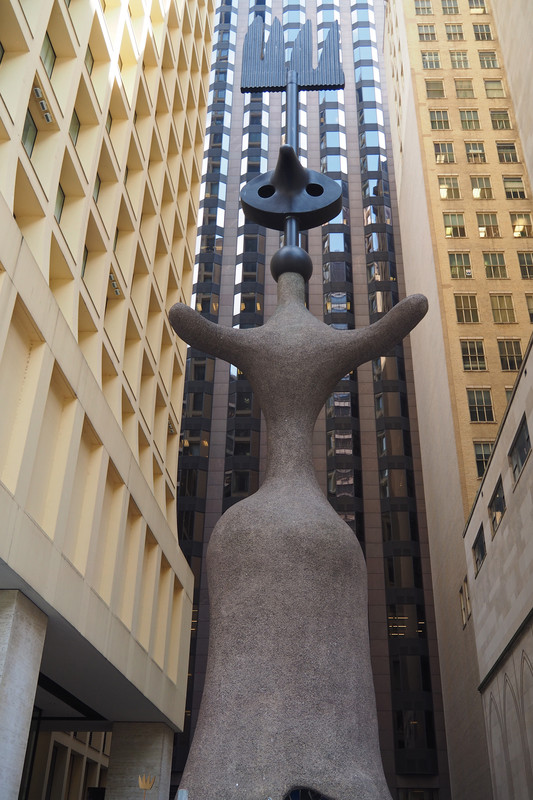 Joan Miro statue