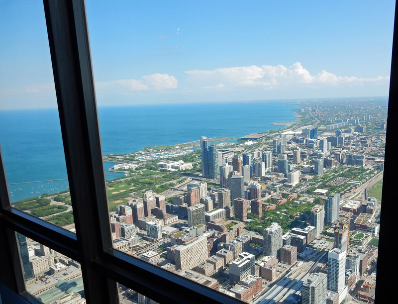 Lake Michigan from the Willis Tower
