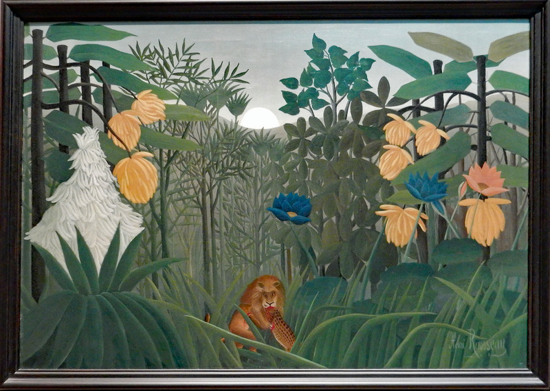 The Repast of the Lion by Henri Rousseau 1907