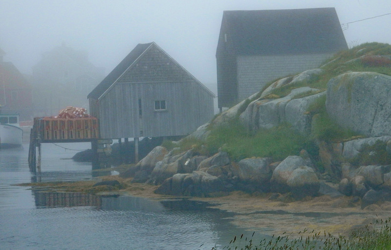 Fog at Peggy's Cove