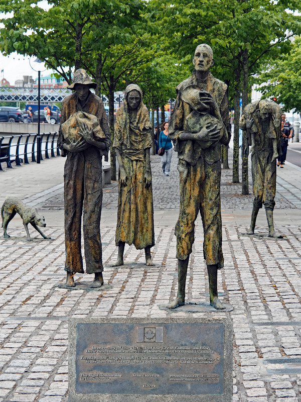 Famine Memorial, Canadian gift 1997