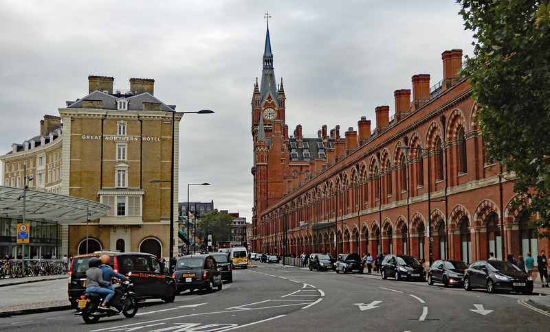 St Pancras Station across from Kings Cross