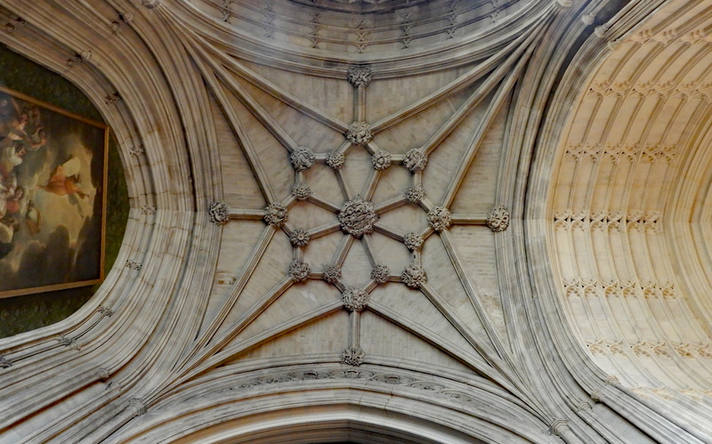 ceiling detail from about 1393 