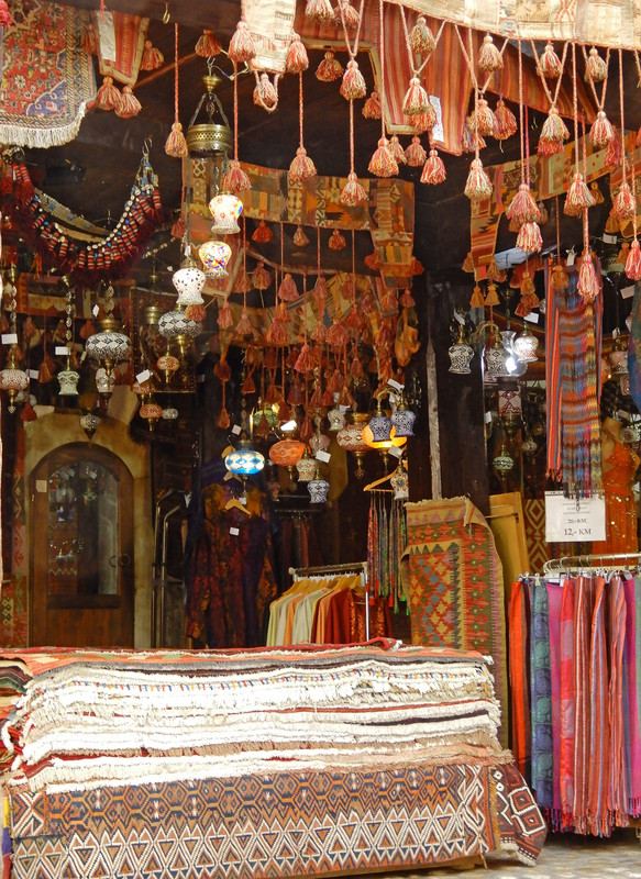 Rug shop in the Caravanserai market