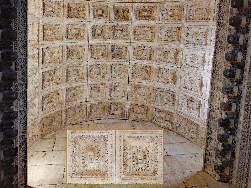 Baptistry ceiling portraying the emotions 