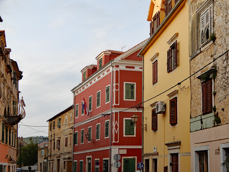 Colourful restored residences