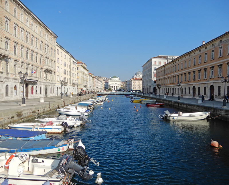 Trieste harbour - small boats