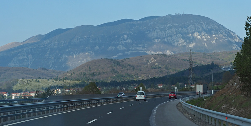 Driving towards Slovenia 