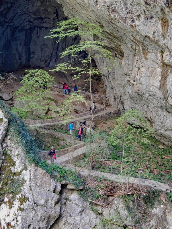 Path out of the Škocjan Caves