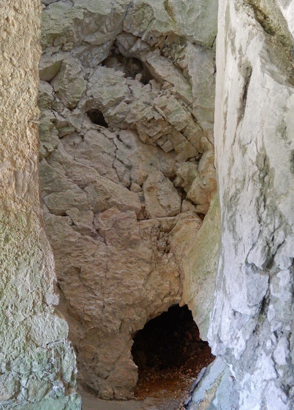 The cave, the original Prejama Castle 