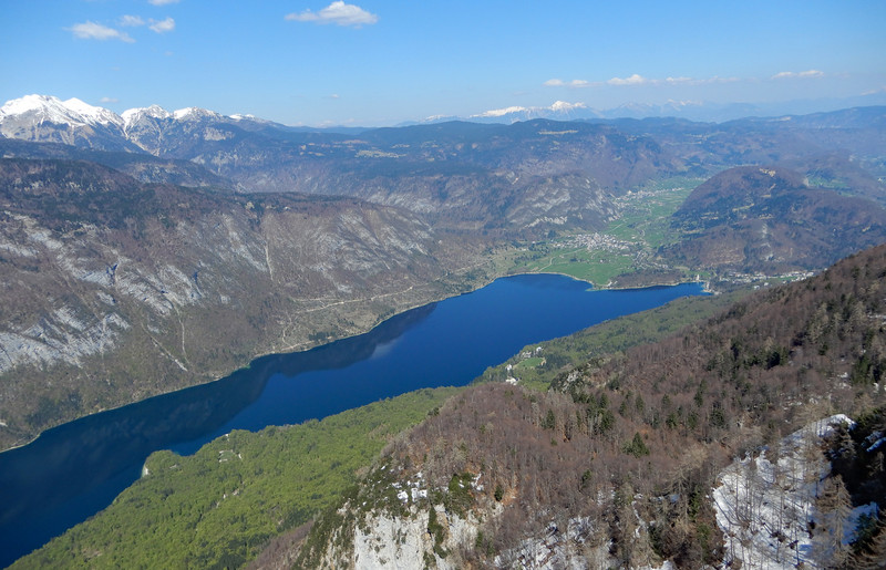 Lake Bohinj from Vogel cable car