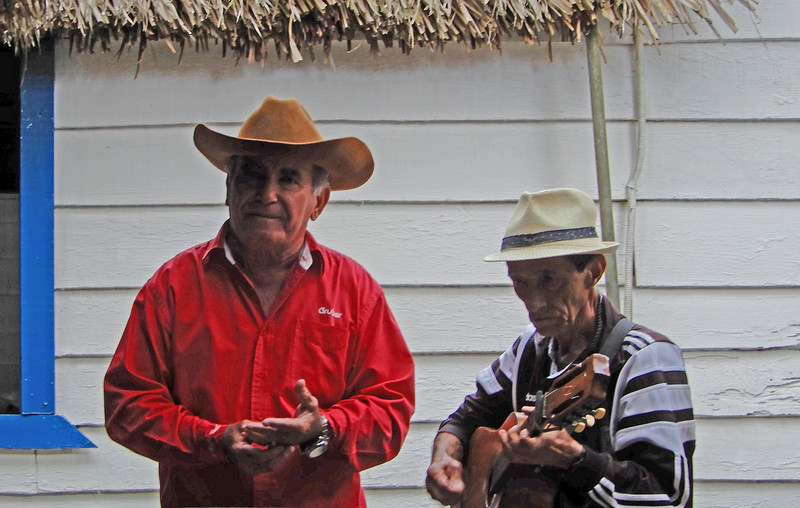 Traditional musicians at Las Terrazas 
