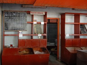 Ration store at Las Terrazas 