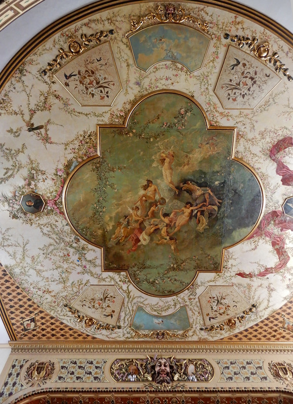 Restored Baroque-style ceiling 