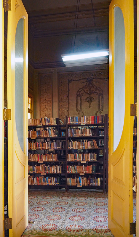 Glimpse into a reading room