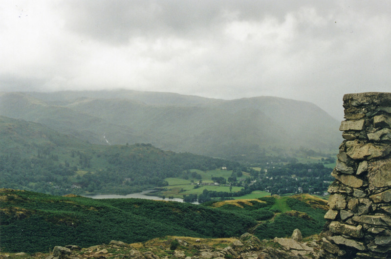 Cairn on top of Loughrigg Fell