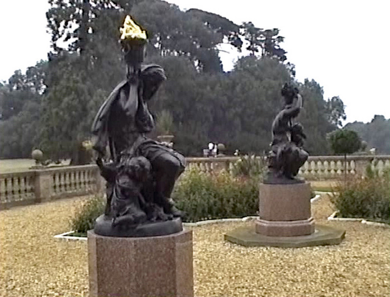 Statues in the garden 
