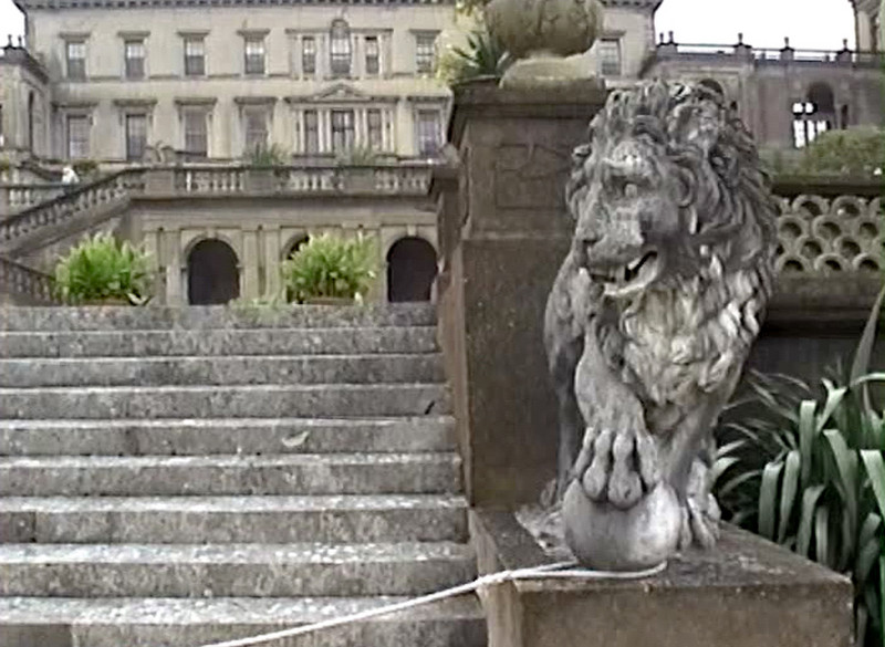 Lion guarding the entrance