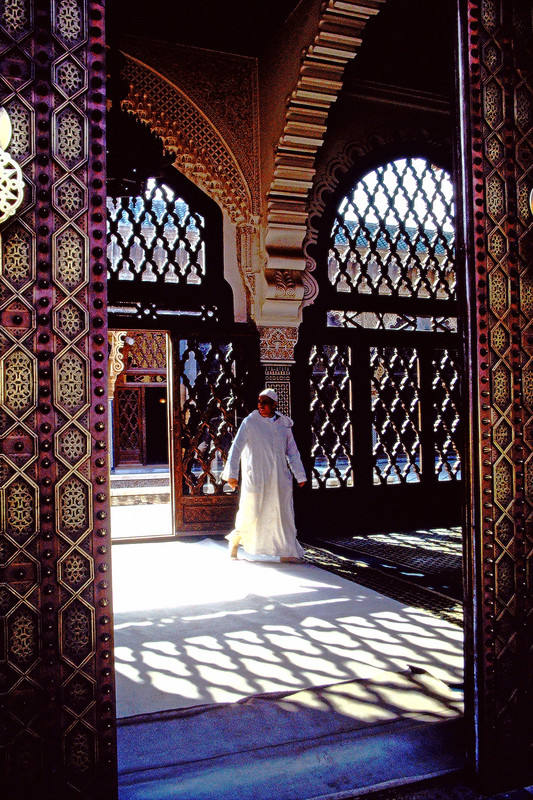 Entrance to the mausoleum of King Mohammed V