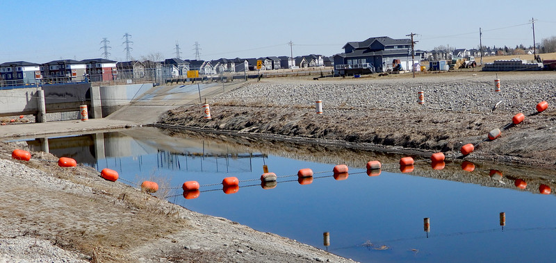 Chestermere by the irrigation canal 