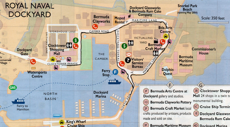 Map of Docklands
