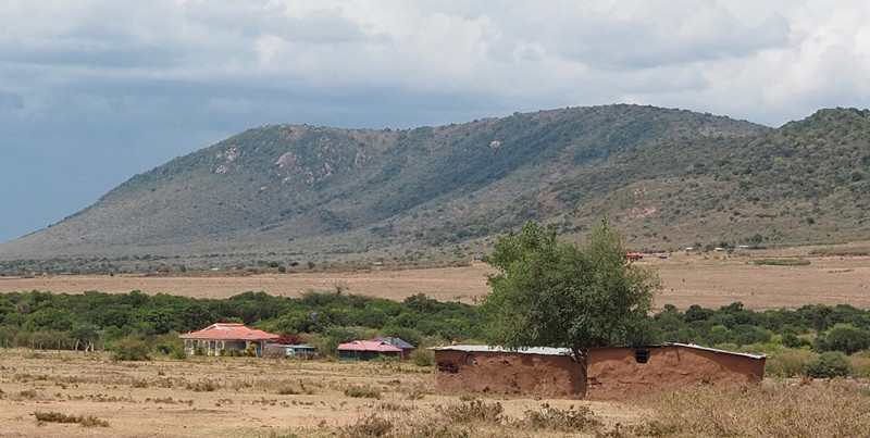 Modern Maasai home 
