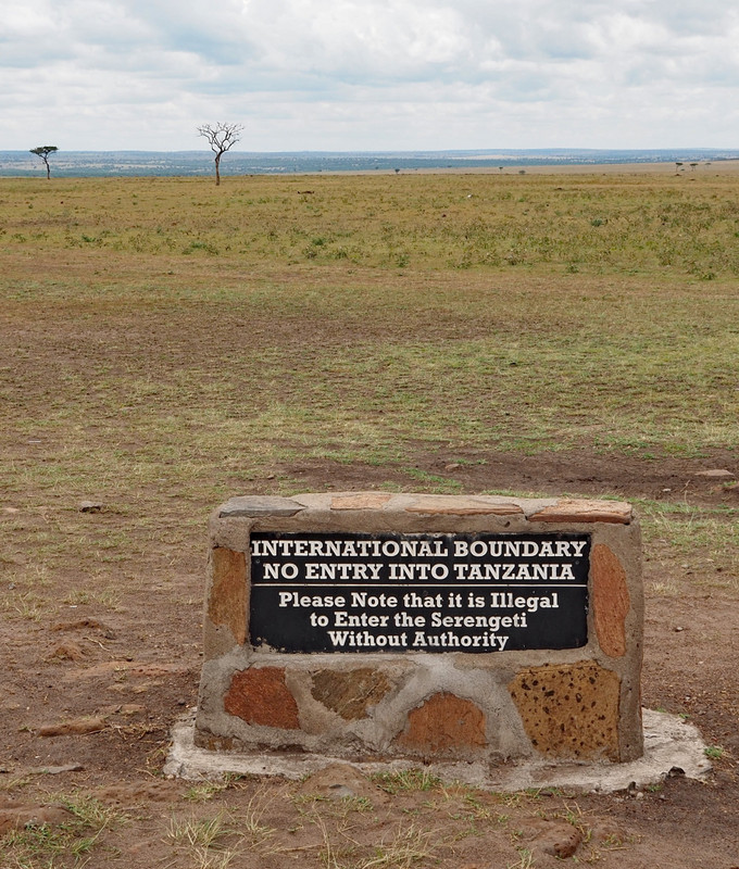 Kenya Tanzania border marker