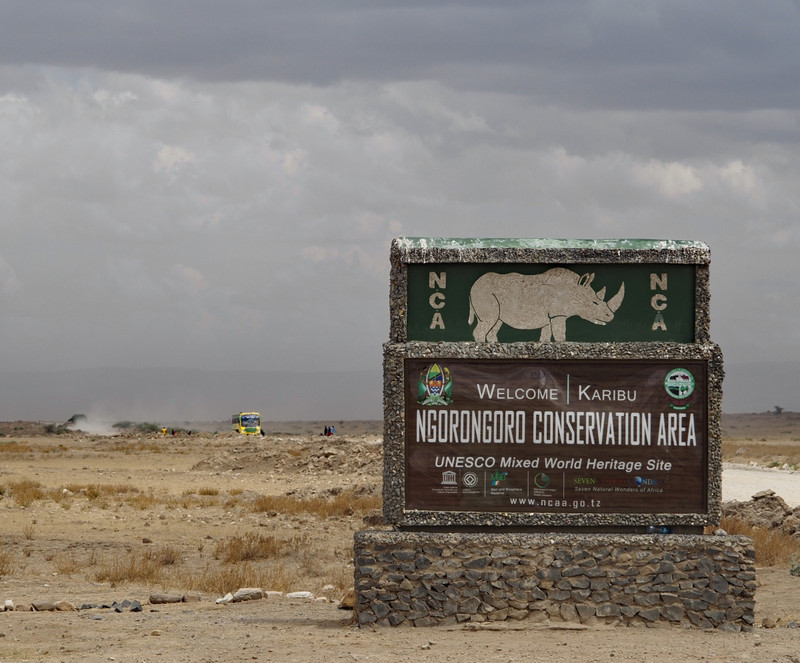 Entrance to Ngorongoro 