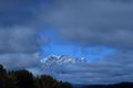 Cascade Mountain framed in clouds