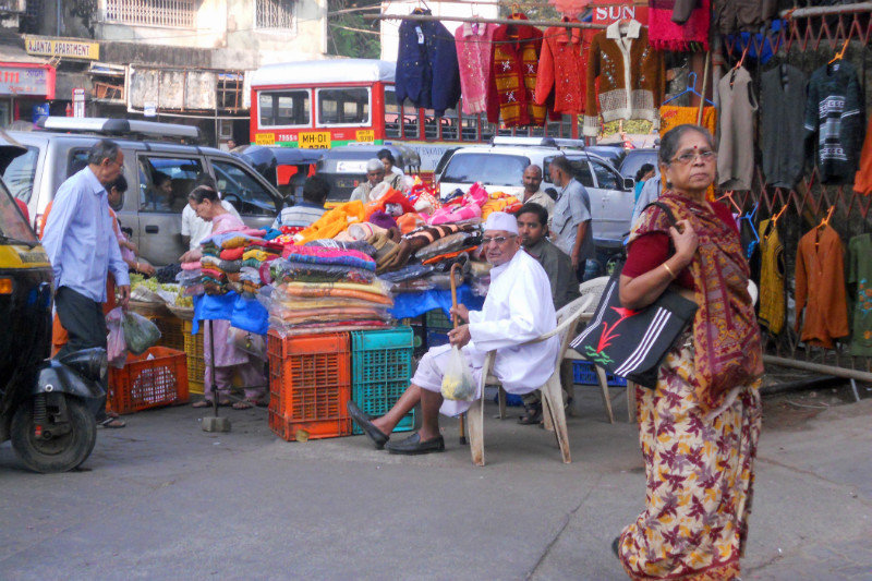 Mumbai street shopping