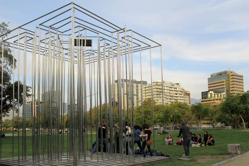 Airy metal installation