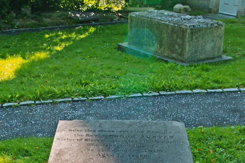 George Austen's grave
