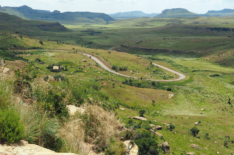 Over a pass towards Lesotho