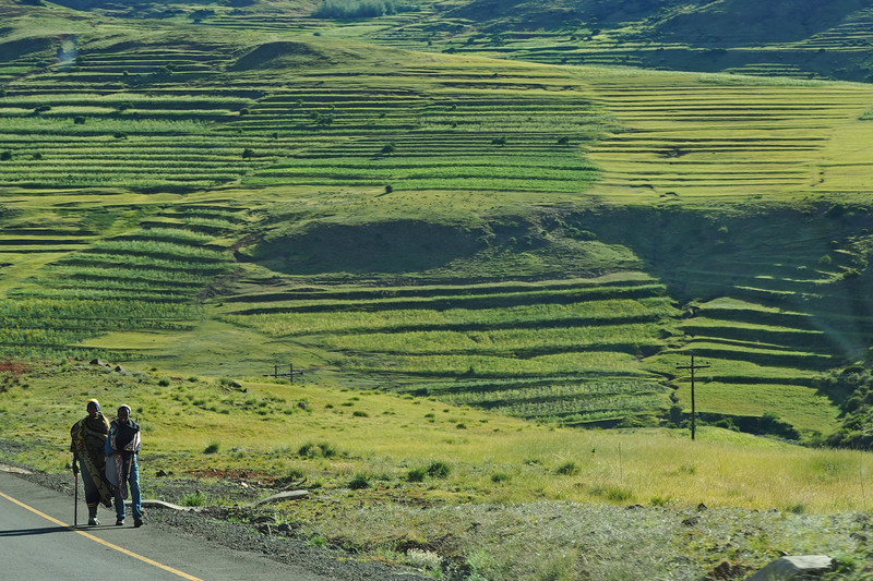 Lesotho terrain