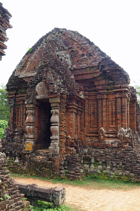 Small Hindu temple in larger complex