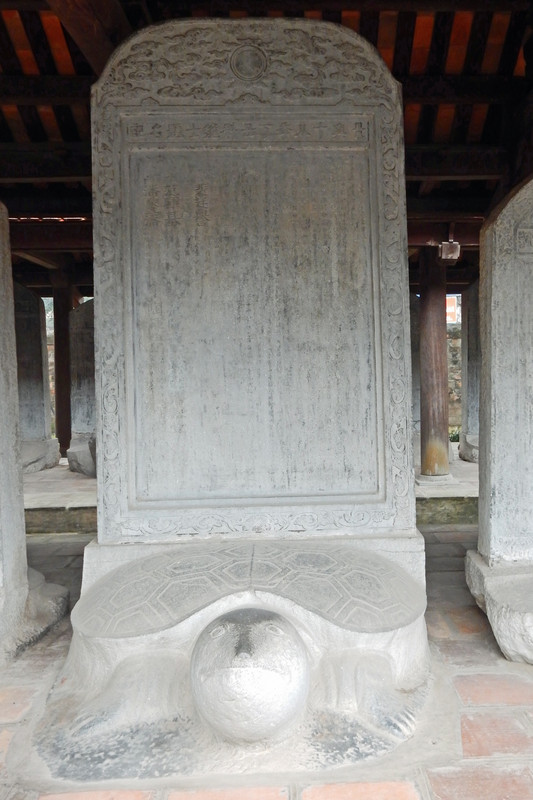 Historic stele listing doctorates