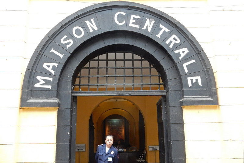 Front door of Maison Centrale