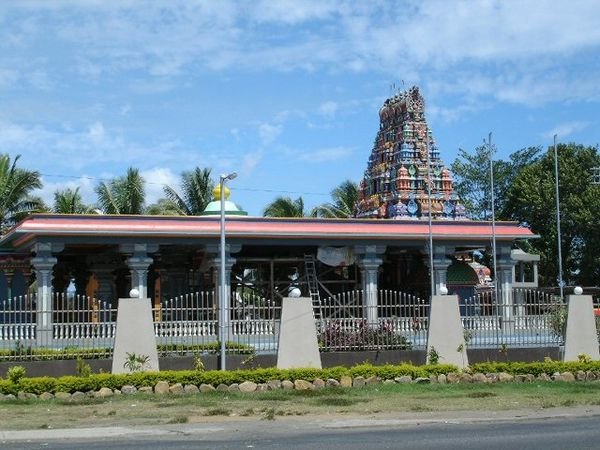 Half of the Hindu Temple in Nadi