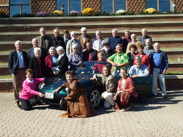 The Class of '67 with Jim's Car